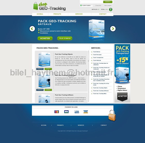 Web  Designer: shop.geo-tracking