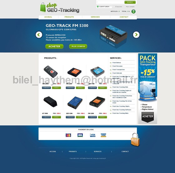 Web  Designer: shop.geo-tracking